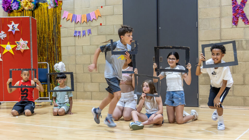 Children at King's Cross Academy Primary School