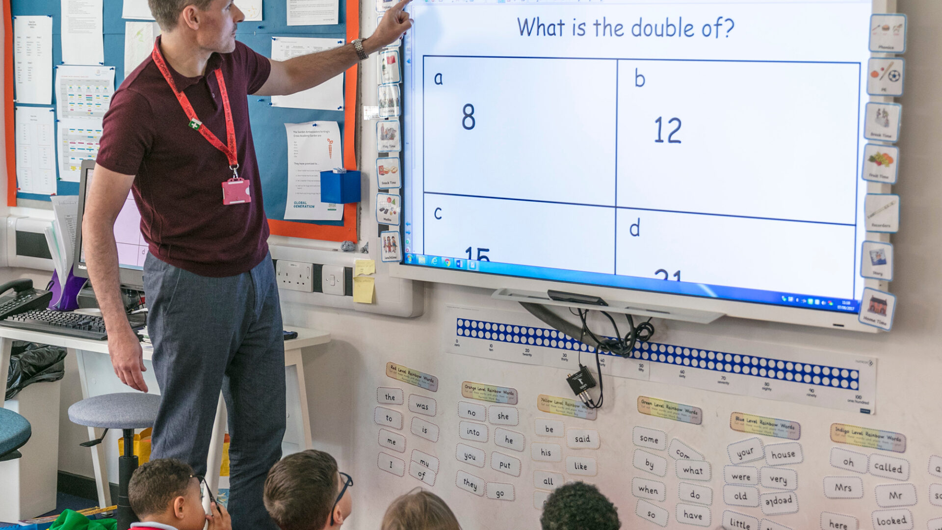 Maths Lesson at King's Cross Academy Primary School