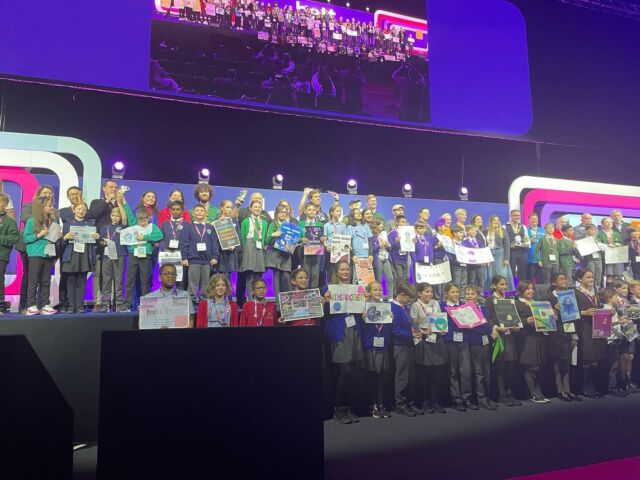 What a fantastic end to the day @bett_show with KCA’s #digitalleaders! #kidsjudgebett